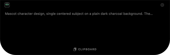Clipboard history